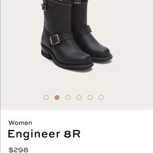 Frye Black Leather Ankle Boots